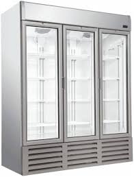 ICESHOP Frigo - Vetrina Refrigerata per Bevande a 3 Ante