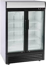 Vetrina Frigo per Bibite Royal Catering 880L - Bianco/Nero