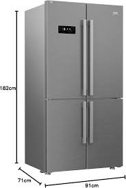 Beko GN1416231ZXN - Frigorifero Americano 4 Porte