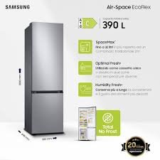 Samsung Frigorifero Combinato Ecoflex RB38T603CS9/EF - Libera Installazione